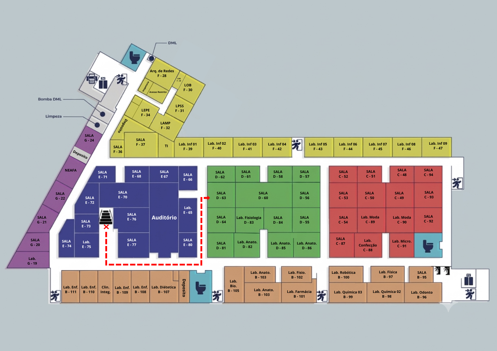 Mapa Sala D - 63